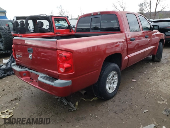2007 Dodge Dakota SLT with VIN 1D7HE48K57S262960, listed as a Copart auction lot 79107713 with 187,678 mi miles and Non Repairable. Bid and sale history available at DreamBid. Image 3.