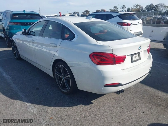 2019 BMW 4 Series 430i with VIN WBA4J1C5XKBM17786, listed as a IAAI auction lot 41597430 with 66,106 mi miles. Bid and sale history available at carsss.com. Image 3.