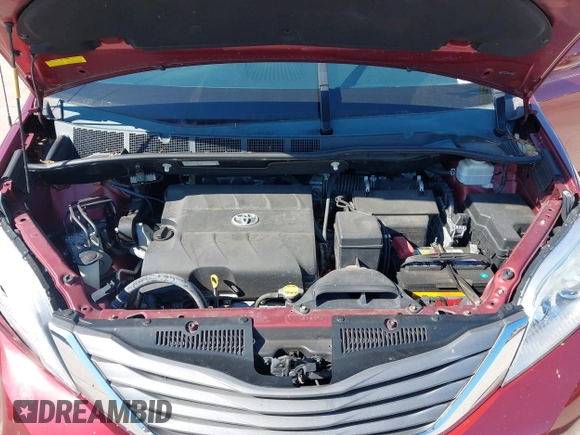 2012 Toyota Sienna XLE AAS with VIN 5TDYK3DC8CS258612, listed as a IAAI auction lot 41899311 with 75,779 mi miles and . Bid and sale history available at DreamBid. Image 10.