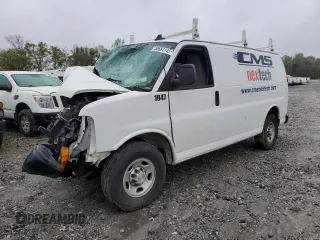 2020 Chevrolet Express Cargo с VIN 1GCWGAFP7L1271104, выставлен на аукционе Copart как лот 50661145 с пробегом Не указан миль и Списание • Salvage title. История ставок и продаж доступна на DreamBid. Изображение 1.