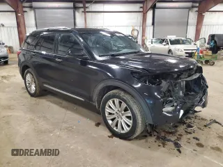 2020 Ford Explorer Limited with VIN 1FMSK8FH7LGA44275, listed as a Copart auction lot 46861555 with 118,003 mi miles and Salvage Title. Bid and sale history available at carsss.com. Image 4.