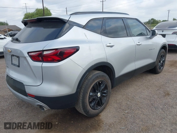 2020 Chevrolet Blazer LT with VIN 3GNKBCRS5LS716986, listed as a IAAI auction lot 42160327 with Not provided miles and . Bid and sale history available at DreamBid. Image 4.