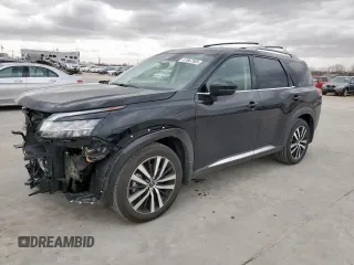 2024 Nissan Pathfinder Platinum with VIN 5N1DR3DG3RC301322, listed as a Copart auction lot 47667565 with 3,191 mi miles and Salvage Title. Bid and sale history available at carsss.com. Image 1.