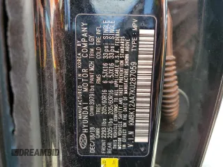 2019 Hyundai Kona SE with VIN KM8K12AA7KU287059, listed as a Copart auction lot 46117463 with 133,585 mi miles. Bid and sale history available at carsss.com. Image 12.