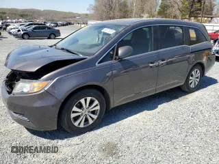 2015 Honda Odyssey EX-L z VIN 5FNRL5H64FB046297, wystawiony jako Copart lot #50872325 z przebiegiem 203 268 mil mil oraz Szkoda całkowita • Salvage title. Historia ofert i sprzedaży dostępna na DreamBid. Obrazek 1.