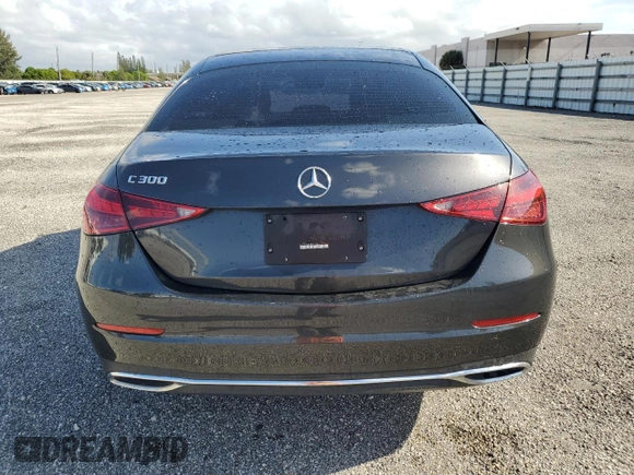 2022 Mercedes-Benz C 300 with VIN W1KAF4GB7NR041381, listed as a Copart auction lot 52912145 with 88,668 mi miles and Clean title. Bid and sale history available at DreamBid. Image 6.