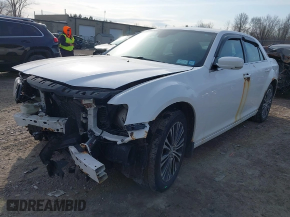 2013 Chrysler 300 with VIN 2C3CCAGG0DH505443, listed as a IAAI auction lot 41767261 with 163,557 mi miles. Bid and sale history available at carsss.com. Image 2.
