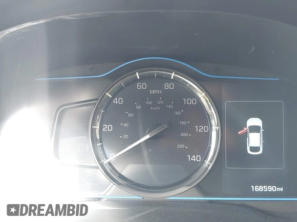 2019 Hyundai Ioniq Blue with VIN KMHC65LC5KU168562, listed as a IAAI auction lot 41500128 with 168,590 mi miles and . Bid and sale history available at DreamBid. Image 7.