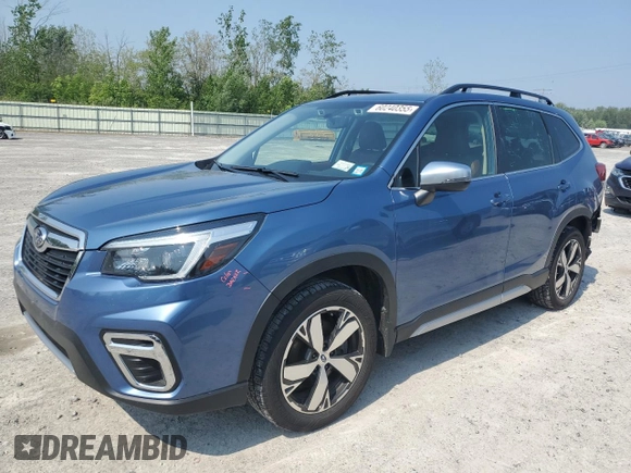 2021 Subaru Forester Touring with VIN JF2SKAXC4MH514225, listed as a Copart auction lot 60240355 with 55,660 mi miles and Salvage title. Bid and sale history available at DreamBid. Image 1.