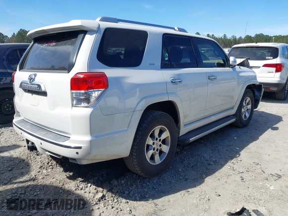 2013 Toyota 4Runner SR5 with VIN JTEZU5JR6D5052159, listed as a IAAI auction lot 41704453 with 188,276 mi miles and . Bid and sale history available at DreamBid. Image 4.