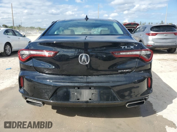 2021 Acura TLX w/Technology Package with VIN 19UUB6F47MA004136, listed as a Copart auction lot 46390135 with 64,252 mi miles and Non Repairable. Bid and sale history available at carsss.com. Image 6.