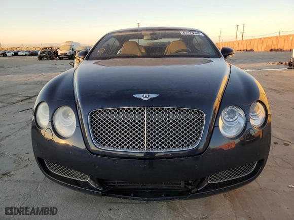 2007 Bentley Continental GT with VIN SCBCR73W77C040163, listed as a Copart auction lot 81173984 with 95,173 mi miles and Salvage Title. Bid and sale history available at carsss.com. Image 5.