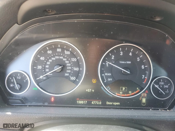 2016 BMW 3 Series Gran Turismo 328i xDrive with VIN WBA8Z5C54GG501629, listed as a Copart auction lot 48532945 with 158,617 mi miles and Salvage Title. Bid and sale history available at carsss.com. Image 9.