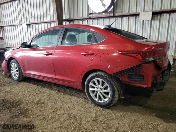 2022 Hyundai Accent SE with VIN 3KPC24A63NE180414, listed as a Copart auction lot 42255385 with 14,254 mi miles and Salvage Title. Bid and sale history available at carsss.com. Image 2.