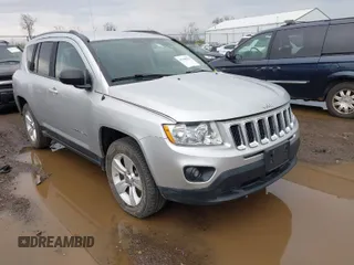 2011 Jeep Compass with VIN 1J4NF1FB6BD283741, listed as a IAAI auction lot 41948515 with 105,415 mi miles. Bid and sale history available at carsss.com. Image 1.