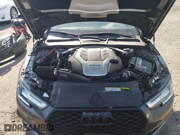 2018 Audi S4 Premium Plus with VIN WAUB4AF44JA019933, listed as a Copart auction lot 65963144 with 45,694 mi miles and Salvage Title. Bid and sale history available at carsss.com. Image 11.