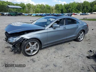 2014 Mercedes-Benz CLS-Class CLS 550 with VIN WDDLJ7DBXEA131541, listed as a Copart auction lot 56754854 with 30,169 mi miles and Salvage Title. Bid and sale history available at carsss.com. Image 1.