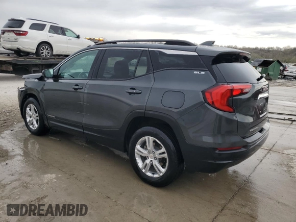 2018 GMC Terrain SLE with VIN 3GKALMEV4JL319157, listed as a Copart auction lot 52027085 with 76,792 mi miles and Salvage Title. Bid and sale history available at carsss.com. Image 2.