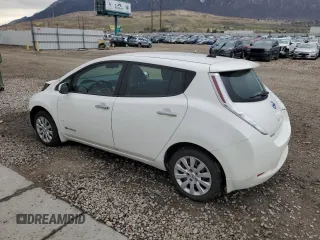 2015 Nissan LEAF S with VIN 1N4AZ0CP9FC314892, listed as a Copart auction lot 50847375 with 108,300 mi miles and Salvage Title. Bid and sale history available at carsss.com. Image 2.