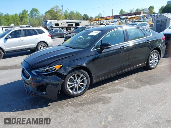 2019 Ford Fusion SEL with VIN 3FA6P0MU6KR252797, listed as a IAAI auction lot 41994504 with 106,029 mi miles and . Bid and sale history available at DreamBid. Image 17.