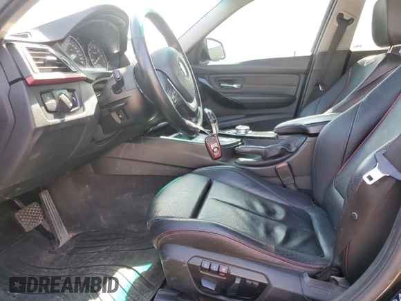 2014 BMW 3 Series 320i xDrive with VIN WBA3C3C59EF985025, listed as a Copart auction lot 55514185 with 150,500 mi miles and Clean Title. Bid and sale history available at DreamBid. Image 7.