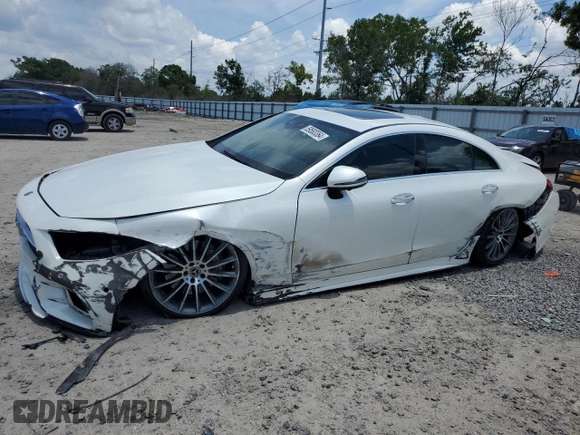 2019 Mercedes-Benz CLS with VIN WDD2J5JB9KA042138, listed as a Copart auction lot 59583364 with 49,072 mi miles and Salvage Title. Bid and sale history available at carsss.com. Image 1.