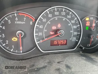2008 Suzuki SX4 with VIN JS2YB413385111823, listed as a Copart auction lot 43507065 with 157,254 mi miles and Salvage Title. Bid and sale history available at DreamBid. Image 9.