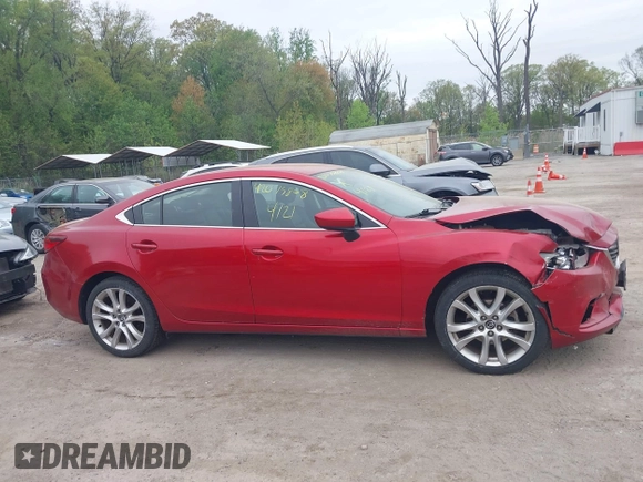2014 Mazda 6 i Touring with VIN JM1GJ1V63E1156419, listed as a IAAI auction lot 42075808 with 200,811 mi miles. Bid and sale history available at carsss.com. Image 13.