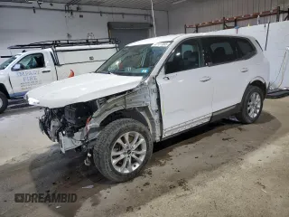 2021 Kia Telluride LX with VIN 5XYP2DHCXMG154908, listed as a Copart auction lot 47137085 with 38,619 mi miles and Salvage title. Bid and sale history available at DreamBid. Image 1.