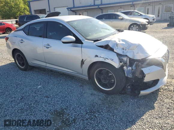 2022 Nissan Sentra S with VIN 3N1AB8BV3NY311279, listed as a Copart auction lot 50554015 with 65,622 mi miles and Salvage Title. Bid and sale history available at carsss.com. Image 4.