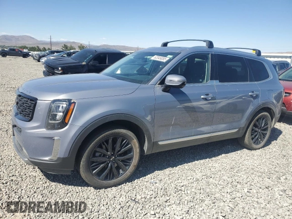 2020 Kia Telluride SX with VIN 5XYP5DHC2LG061953, listed as a Copart auction lot 62049085 with 77,410 mi miles and Salvage title. Bid and sale history available at DreamBid. Image 1.