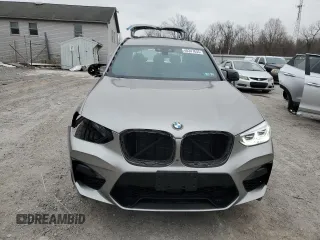 2021 BMW X3 M with VIN 5YMTS0C07M9F36829, listed as a Copart auction lot 48347655 with 42,698 mi miles and Salvage Title. Bid and sale history available at carsss.com. Image 5.
