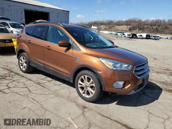2017 Ford Escape SE with VIN 1FMCU0GD3HUD52581, listed as a Copart auction lot 49813305 with 129,762 mi miles and Clean Title. Bid and sale history available at carsss.com. Image 4.