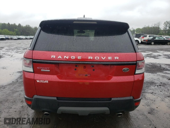 2016 Land Rover Range Rover Sport Dynamic z VIN SALWR2EF9GA579642, wystawiony jako Copart lot #58870375 z przebiegiem 98 649 mil mil oraz Tytuł czysty. Historia ofert i sprzedaży dostępna na DreamBid. Obrazek 6.
