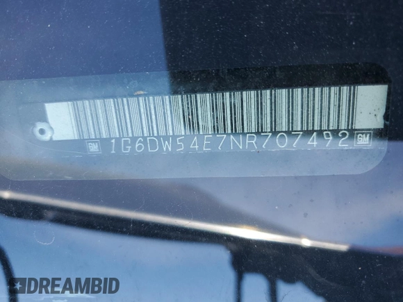 1992 Cadillac Brougham z VIN 1G6DW54E7NR707492, wystawiony jako Copart lot #79950214 z przebiegiem 263 624 mil mil oraz Tytuł czysty. Historia ofert i sprzedaży dostępna na DreamBid. Obrazek 12.