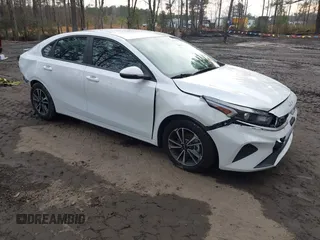 2023 Kia Forte LXS with VIN 3KPF24AD7PE675519, listed as a IAAI auction lot 41434568 with 15,181 mi miles. Bid and sale history available at carsss.com. Image 1.
