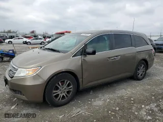 2012 Honda Odyssey EX with VIN 5FNRL5H41CB043500, listed as a Copart auction lot 52596545 with 235,115 mi miles and Clean Title. Bid and sale history available at carsss.com. Image 1.