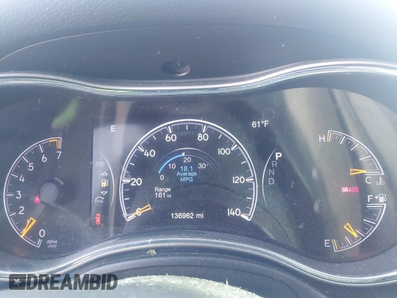 2018 Jeep Grand Cherokee Laredo E with VIN 1C4RJFAG2JC320441, listed as a IAAI auction lot 42095419 with 136,962 mi miles. Bid and sale history available at carsss.com. Image 7.