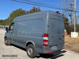 2018 Mercedes-Benz Sprinter Cargo Van Worker with VIN WD3PE7CD8JP637860, listed as a Copart auction lot 88929235 with 104,701 mi miles and Clean Title. Bid and sale history available at carsss.com. Image 3.
