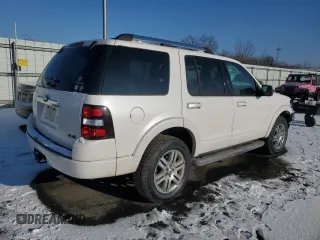 2010 Ford Explorer Limited with VIN 1FMEU7F84AUA38742, listed as a Copart auction lot 88045805 with 91,607 mi miles and Salvage Title. Bid and sale history available at carsss.com. Image 3.