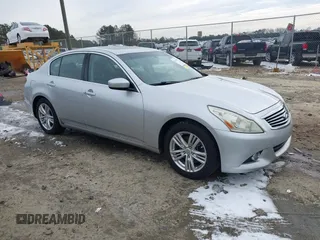 2011 Infiniti G25 Journey with VIN JN1DV6AP9BM601309, listed as a IAAI auction lot 41393629 with 278,128 mi miles. Bid and sale history available at carsss.com. Image 1.