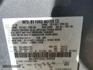 2018 Ford EcoSport SE with VIN MAJ3P1TE0JC194959, listed as a Copart auction lot 42116404 with 0 mi miles and Salvage Title. Bid and sale history available at carsss.com. Image 13.
