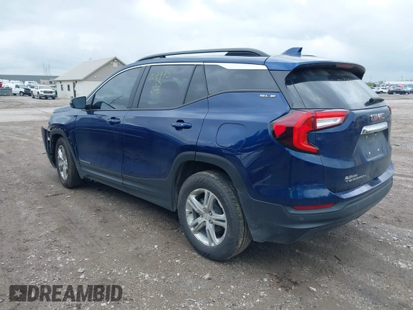 2022 GMC Terrain SLE z VIN 3GKALMEVXNL207775, wystawiony jako IAAI lot #42135647 z przebiegiem 52 288 mil mil oraz . Historia ofert i sprzedaży dostępna na DreamBid. Obrazek 3.