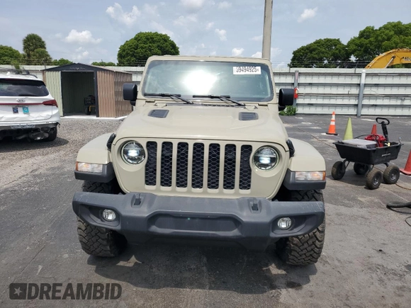 2022 Jeep Gladiator Rubicon с VIN 1C6JJTBG2NL171598, выставлен на аукционе Copart как лот 59494925 с пробегом 46 097 миль миль и Списание • Salvage title. История ставок и продаж доступна на DreamBid. Изображение 5.