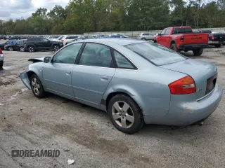 2002 Audi A6 3.0L with VIN WAULT64B52N077338, listed as a Copart auction lot 74962754 with 159,424 mi miles and Salvage Title. Bid and sale history available at carsss.com. Image 2.