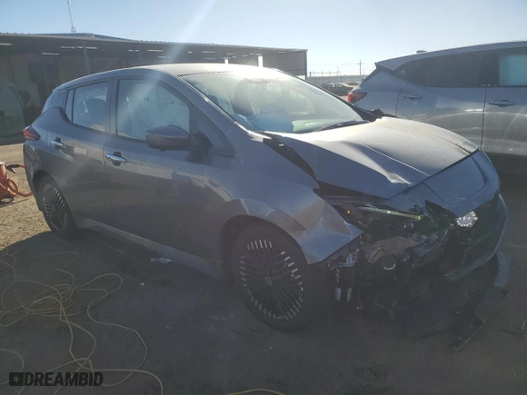 2024 Nissan LEAF SV PLUS with VIN 1N4CZ1CV1RC553595, listed as a Copart auction lot 88583525 with 2,256 mi miles and Salvage Title. Bid and sale history available at carsss.com. Image 4.