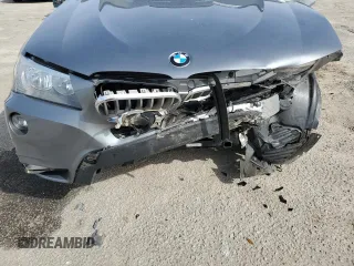 2014 BMW X3 xDrive28i with VIN 5UXWX9C51E0D10278, listed as a Copart auction lot 45885535 with 110,741 mi miles and Salvage Title. Bid and sale history available at DreamBid. Image 14.