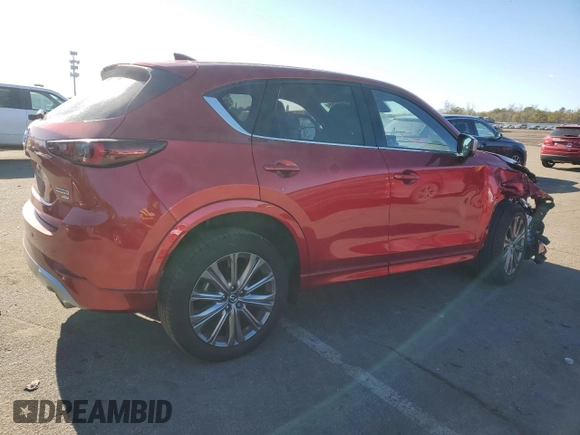 2024 Mazda CX-5 2.5 Turbo Signature with VIN JM3KFBXY8R0363391, listed as a Copart auction lot 42866755 with 13,881 mi miles and Salvage Title. Bid and sale history available at carsss.com. Image 3.