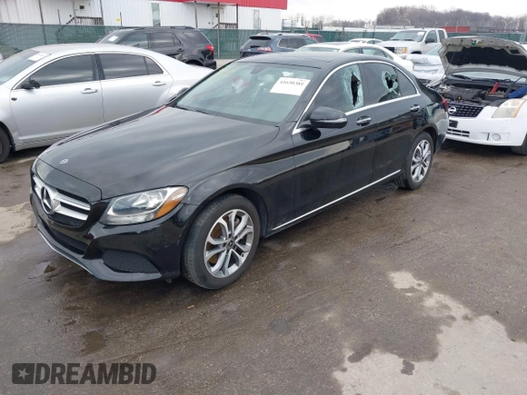 2018 Mercedes-Benz C 300 with VIN WDDWF4KB2JR341272, listed as a IAAI auction lot 41650381 with 74,216 mi miles and . Bid and sale history available at DreamBid. Image 21.