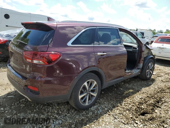 2019 Kia Sorento EX с VIN 5XYPHDA57KG536563, выставлен на аукционе Copart как лот 61100695 с пробегом 67 360 миль миль и Списание • Salvage title. История ставок и продаж доступна на DreamBid. Изображение 3.